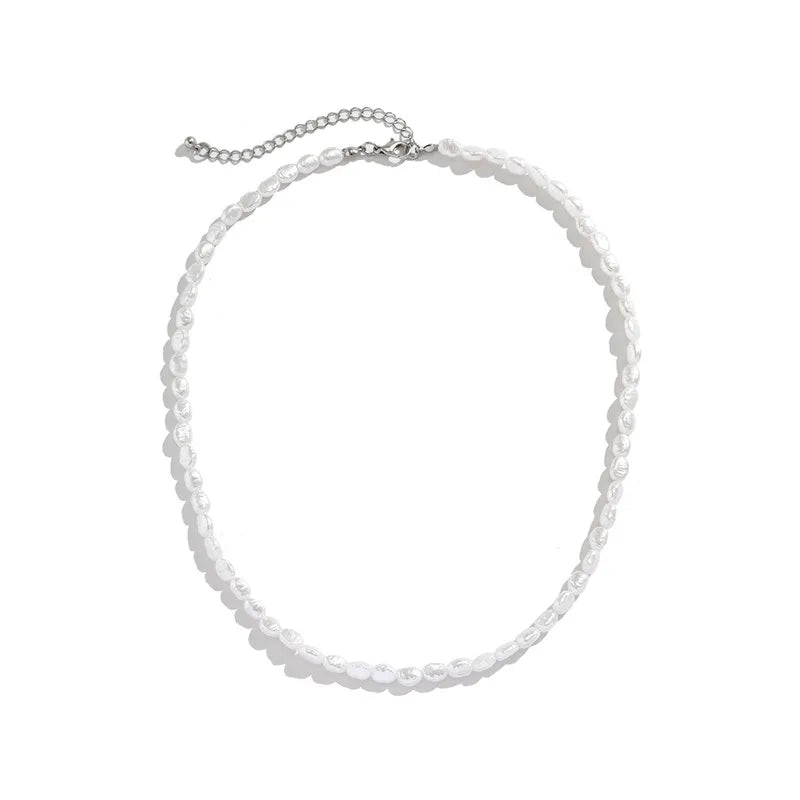 Elegant Pearl Choker Necklace