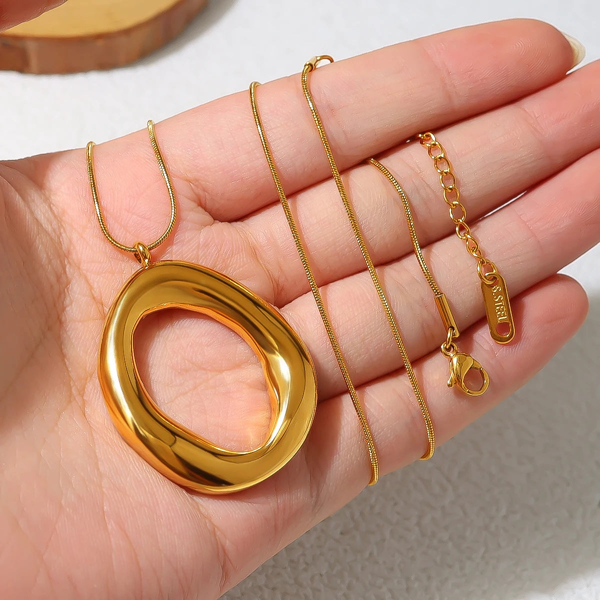 Golden ring Necklace